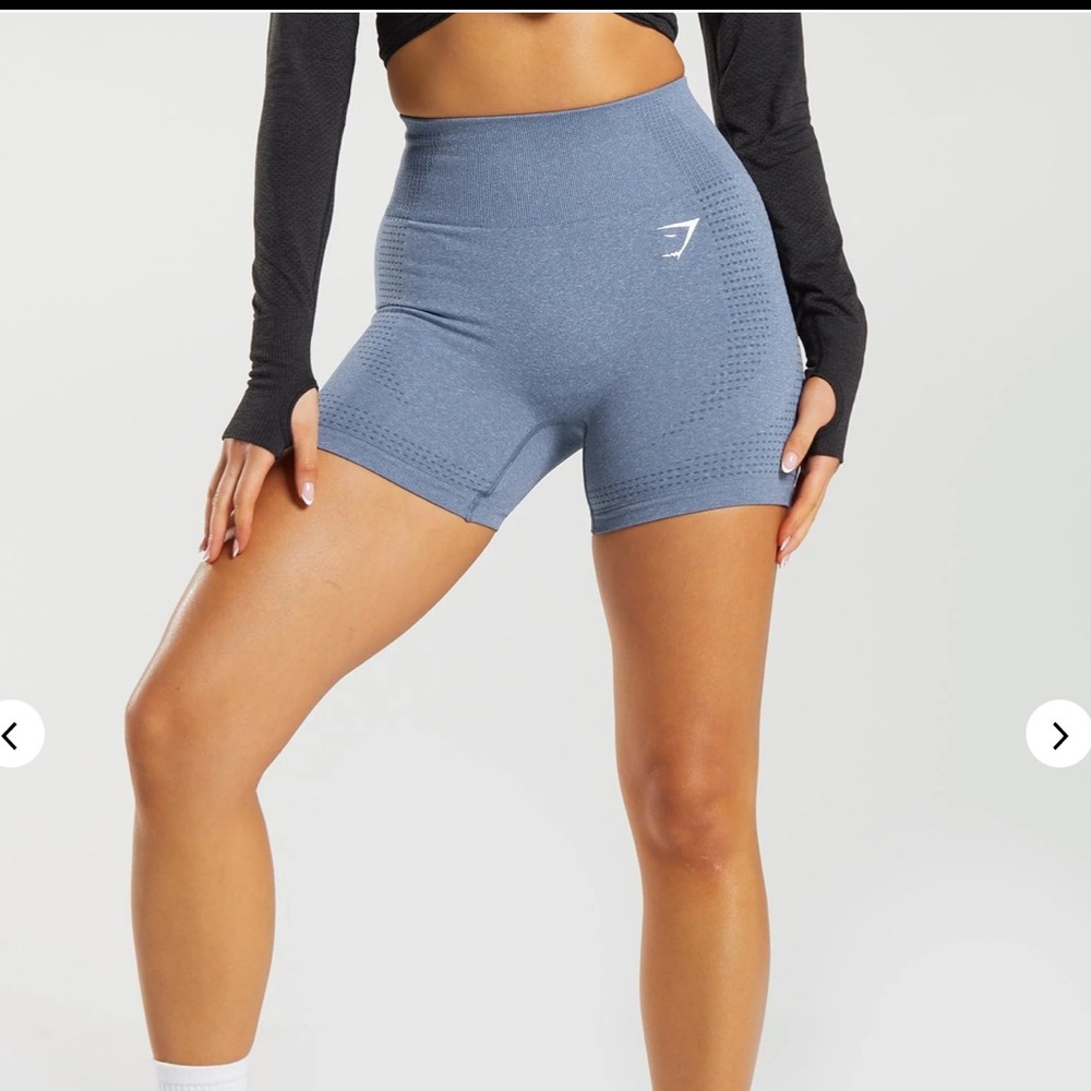 Gymshark Sweat Seamless Shorts - Evening Blue